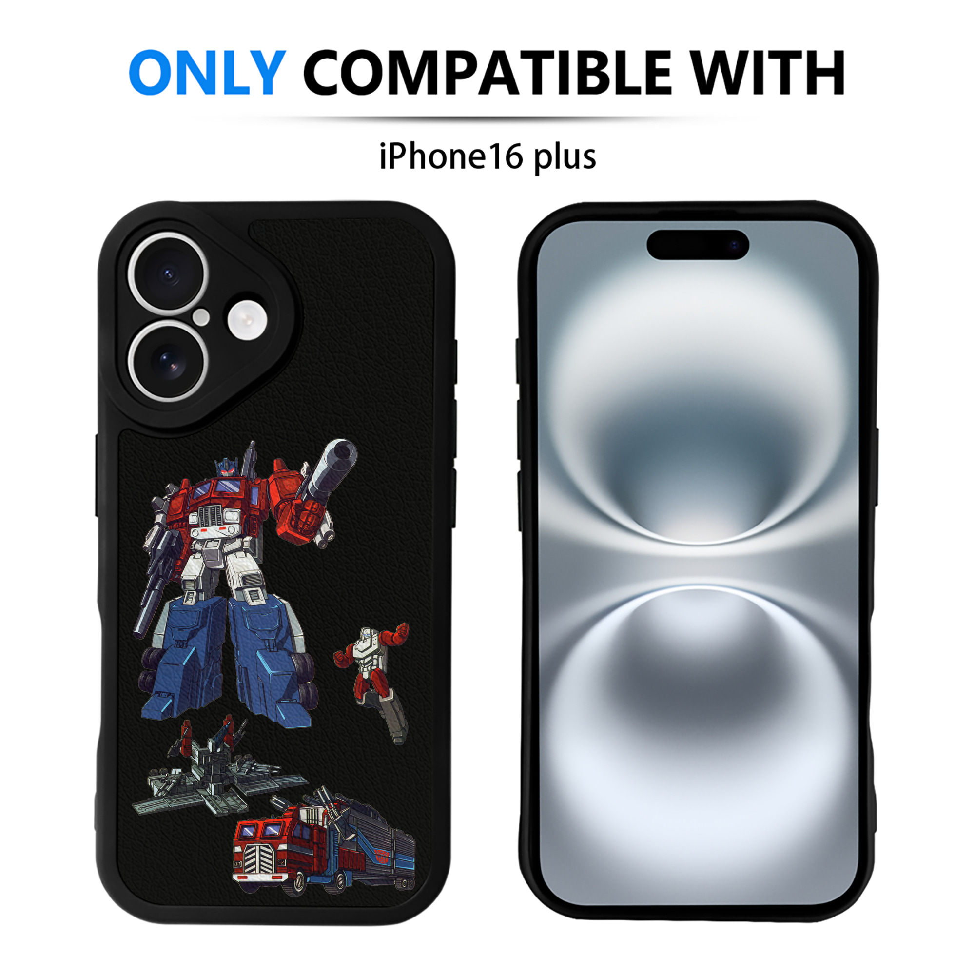 （画像用）  【iPhone 16シリーズ対応】シリコンスマホケース（レザー調） 材質：シリコン